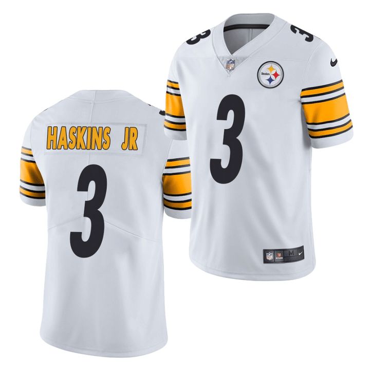 Men Pittsburgh Steelers #3 Dwayne Haskins jr Nike White Vapor Limited NFL Jersey->pittsburgh steelers->NFL Jersey